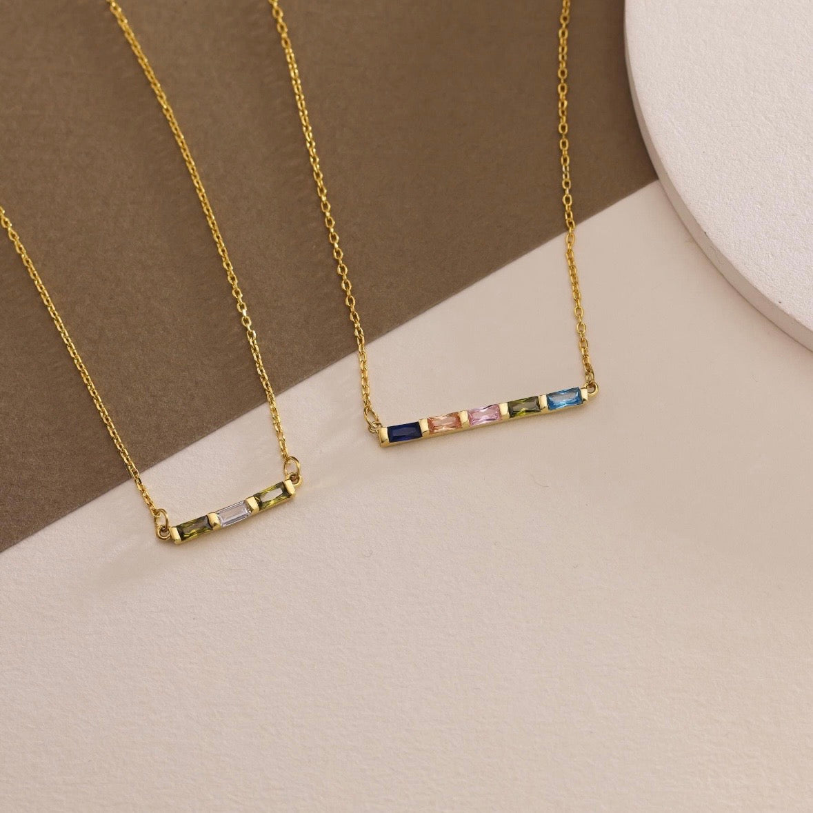 Family Birthstone Necklace