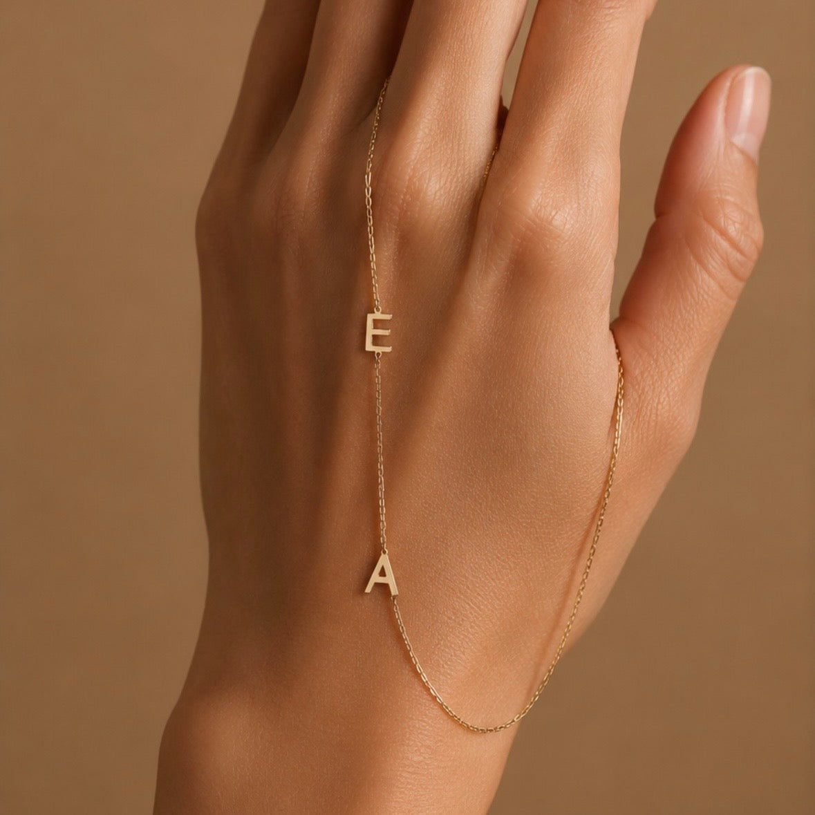Side Initial Necklace